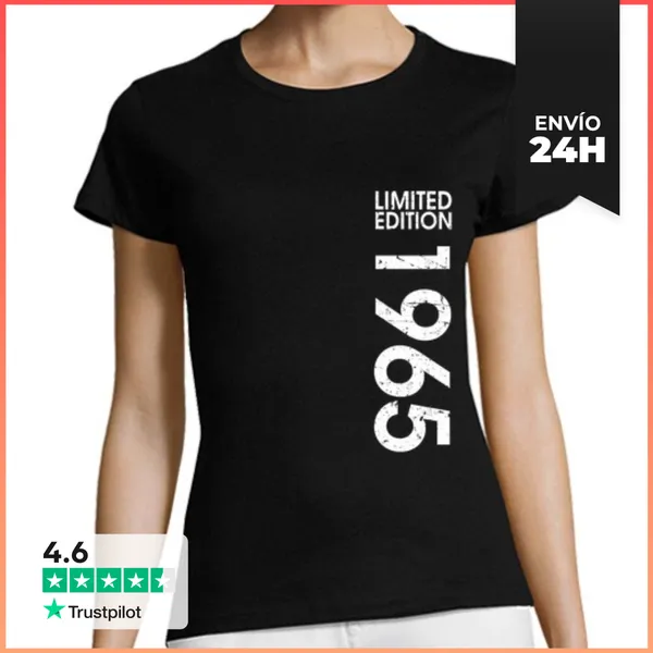 Camiseta Mujer Clásica 1965 Limited-Vertical 000020 LaTostadora