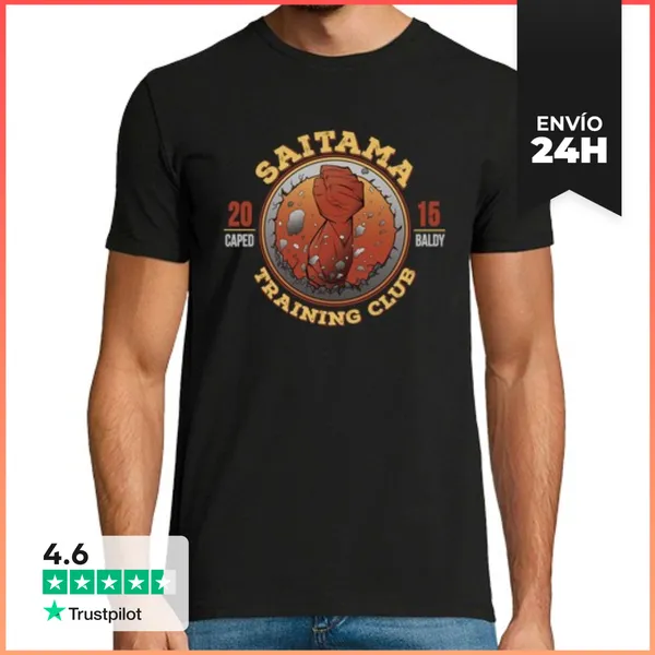 Camiseta Hombre Clásica Saitama Training Club LaTostadora
