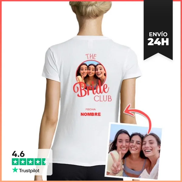 Camiseta Mujer Clásica Efecto Animación 3D Camiseta The Bride