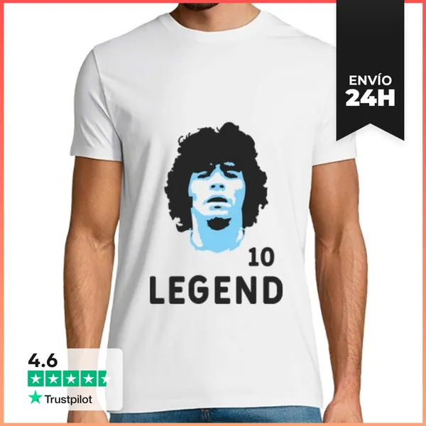 Camiseta Hombre Clásica Diego Maradona LaTostadora