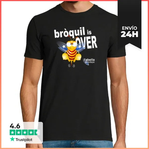 Camiseta Hombre Clásica BRÒQUIL IS OVER LaTostadora