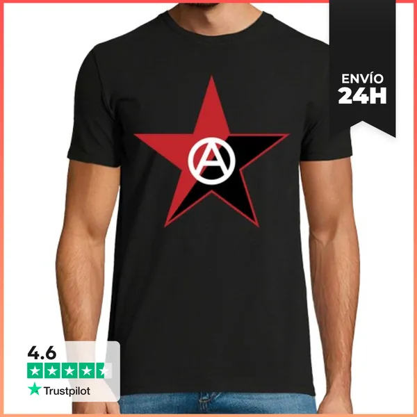 Camiseta Hombre Clásica Anarquía LaTostadora