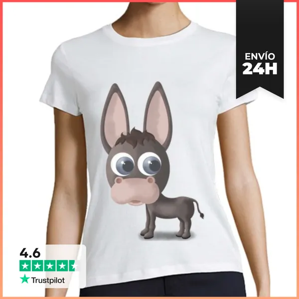 Camiseta Mujer Clásica Burrito LaTostadora
