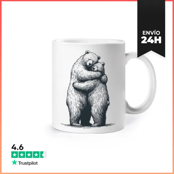 Taza OSOS ABRAZÁNDOSE LaTostadora