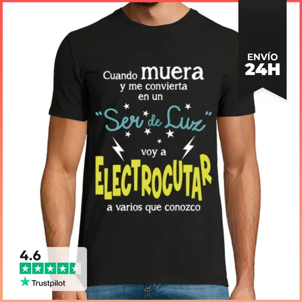 Camiseta Hombre Clásica Ser De Luz LaTostadora