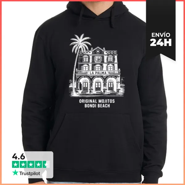 Sudadera Unisex Con Capucha LA PALMA ORIGINAL MOJITOS BONDI BEACH