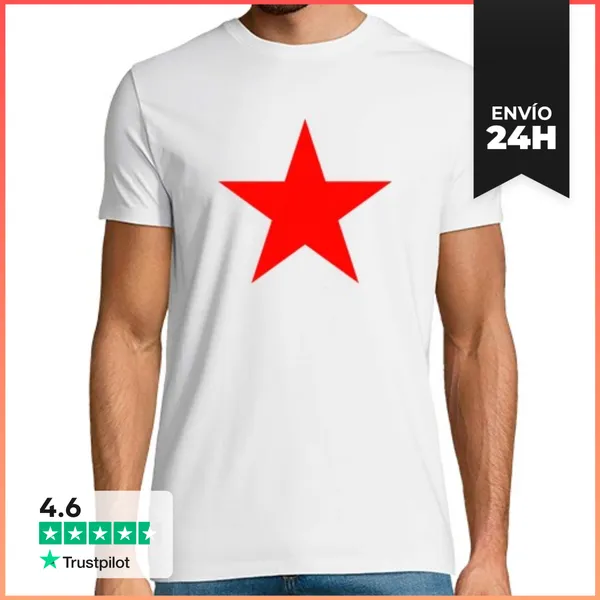 Camiseta Hombre Clásica Hombre, Manga Corta, Blanco, Calidad