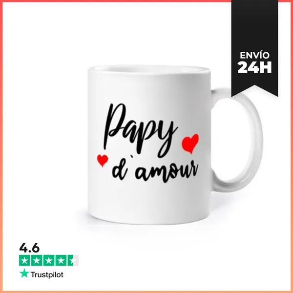 Taza Abuelo Amor Papi Regalo LaTostadora