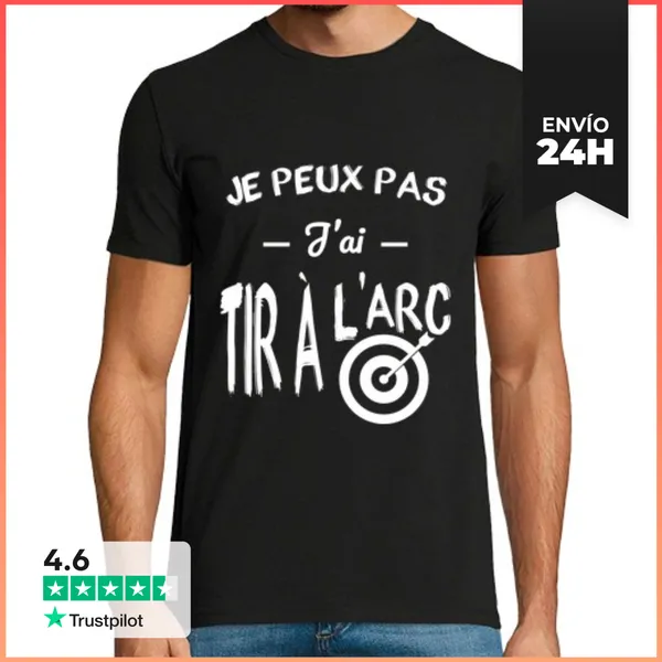 Camiseta Hombre Clásica No Puedo Tener Tiro Con Arco LaTostadora