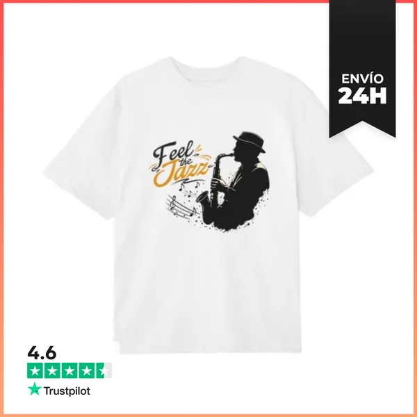 Camiseta Oversize Siente El Jazz LaTostadora