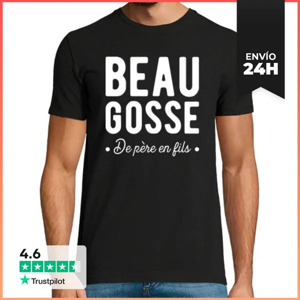 Camiseta Hombre Clásica Regalo Chico Guapo LaTostadora