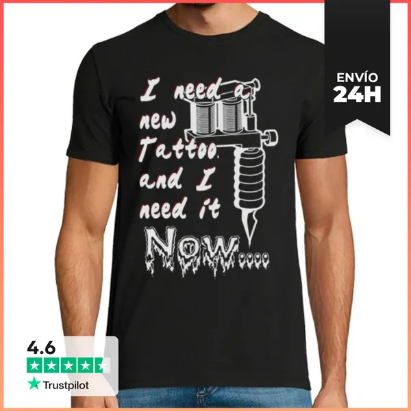 Camiseta Hombre Clásica New Tattoo LaTostadora