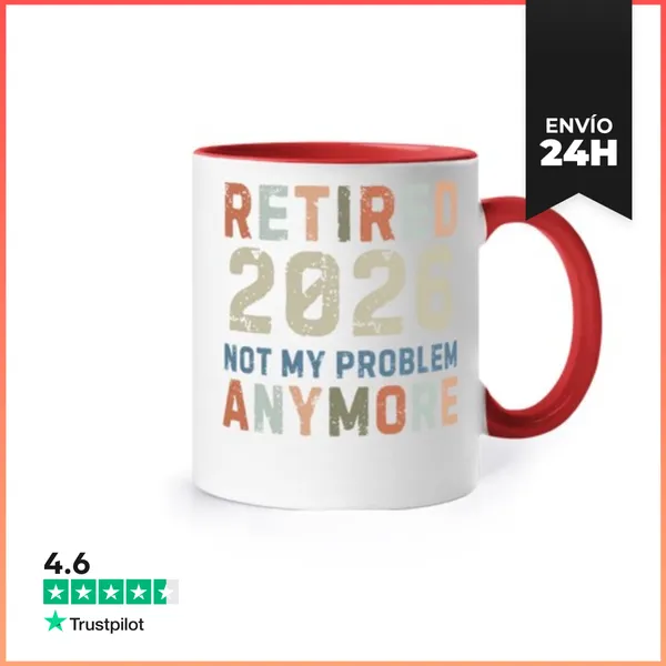 Taza De Colores Jubilado 2026 LaTostadora