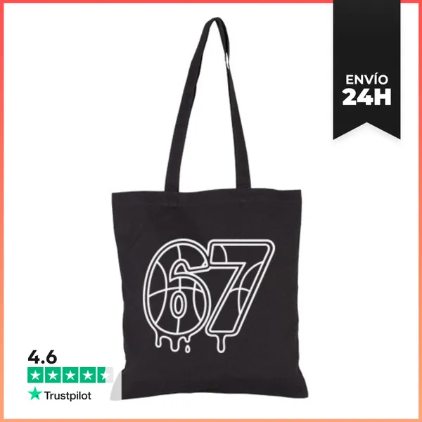 Bolsa De Tela 67 BASKETBALL SIX SEVEN BALÓN LaTostadora