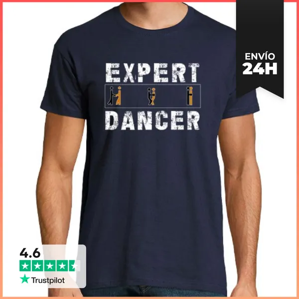 Camiseta Hombre Clásica Salsa, Bachata, Kizomba LaTostadora