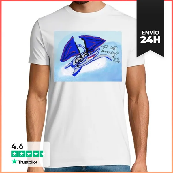 Camiseta Hombre Clásica Copa America Vela LaTostadora