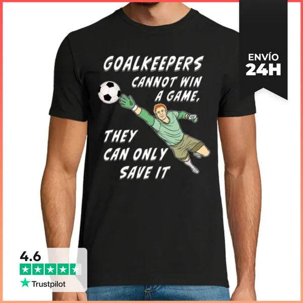 Camiseta Hombre Clásica Portero De Futbol LaTostadora