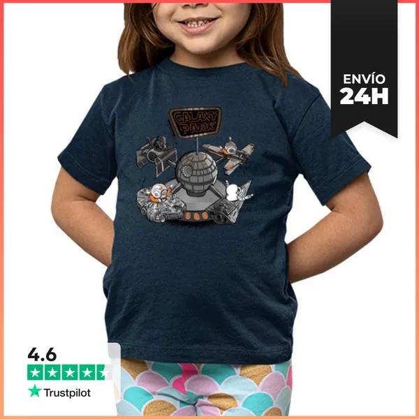 Camiseta Clásica Para Niños Galaxy Park LaTostadora
