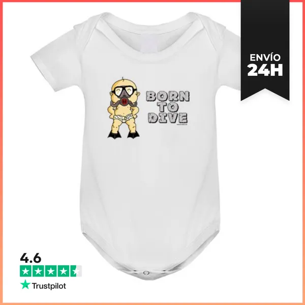Body Bebé BORN TO DIVE LaTostadora