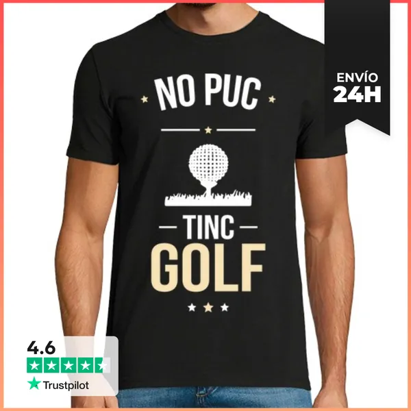 Camiseta Hombre Clásica No Puedo Tengo Golf Catalán LaTostadora