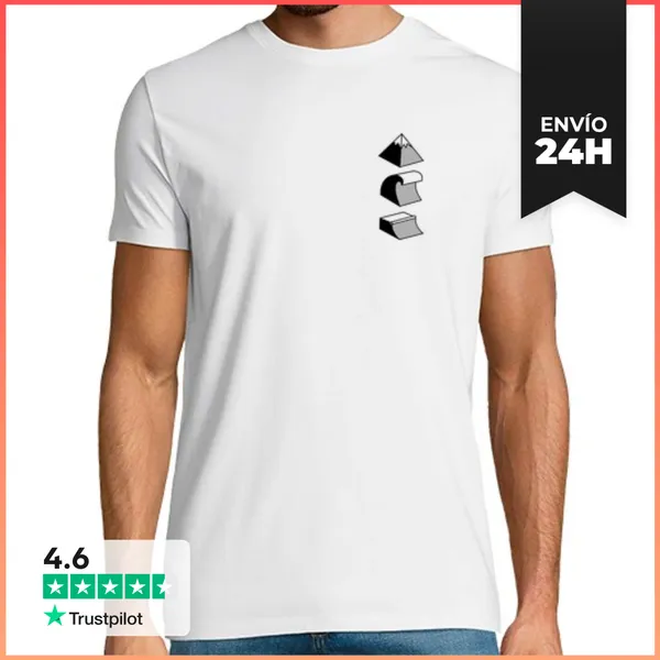 Camiseta Hombre Clásica Adicta A La Tabla LaTostadora