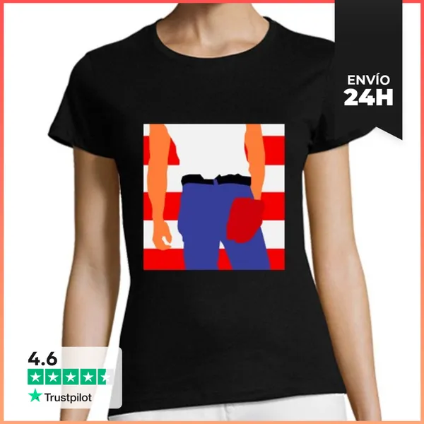 Camiseta Mujer Clásica Camiseta Mujer - Born In The USA