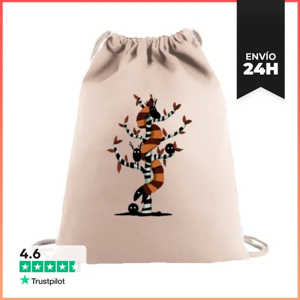 Mochila Saco Con Cuerdas Coconuts Orange LaTostadora