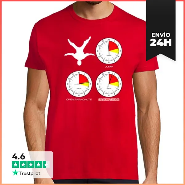 Camiseta Hombre Clásica Camiseta Altímetros Mod.1 LaTostadora