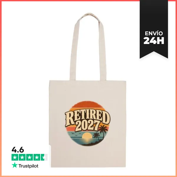 Bolsa De Tela Vintage Sunset - Retired 2027 Ideal For Men And