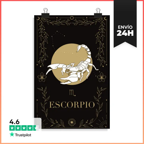 Póster Vertical Escorpio LaTostadora