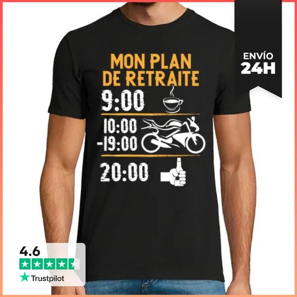 Camiseta Hombre Clásica Idea De Regalo De Motociclista Cita De