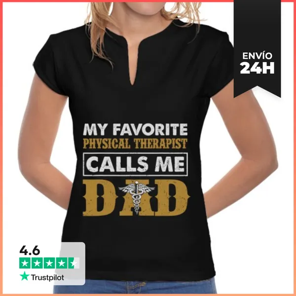Camiseta Mujer Cuello Mao Mi Cantante Favorito Me Llama Mamá