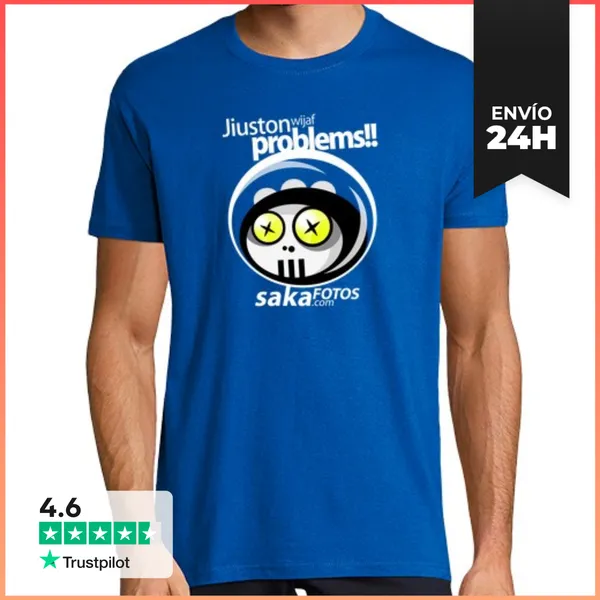 Camiseta Hombre Clásica Astronaut - White - Casco Transparente