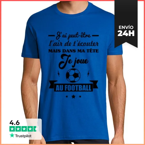 Camiseta Hombre Clásica Juego Al Fútbol LaTostadora