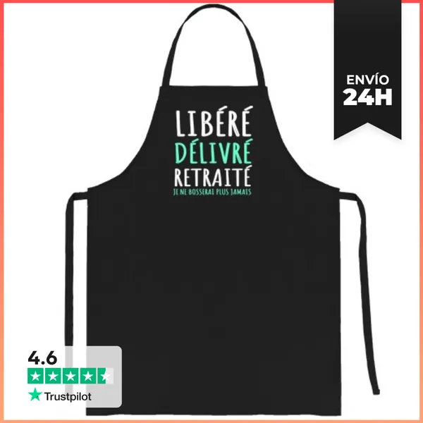 Delantal Regalo De Humor Jubilado Lanzado Lanzad LaTostadora