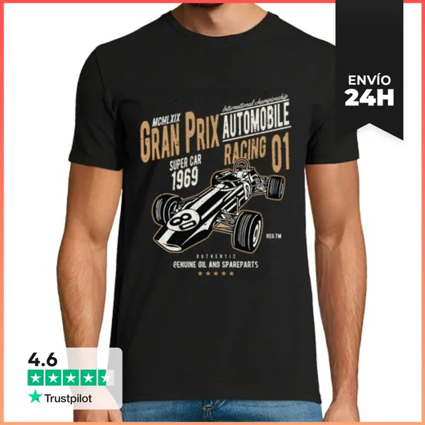 Camiseta Hombre Clásica Formula 1 LaTostadora