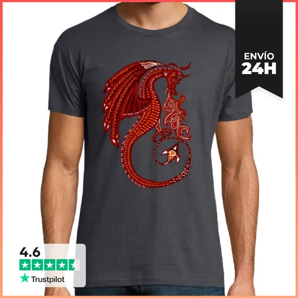 Camiseta Hombre Clásica Dragon LaTostadora