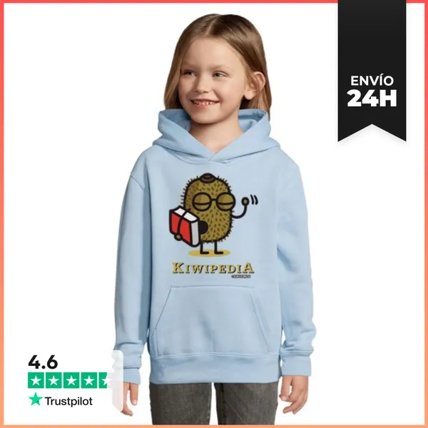 Sudadera Para Niños Con Capucha KIWIPEDIA LaTostadora