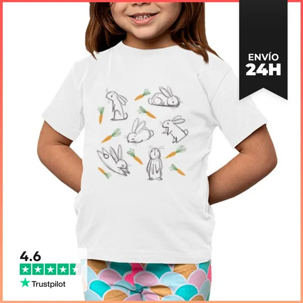 Camiseta Clásica Para Niños Bunnies LaTostadora