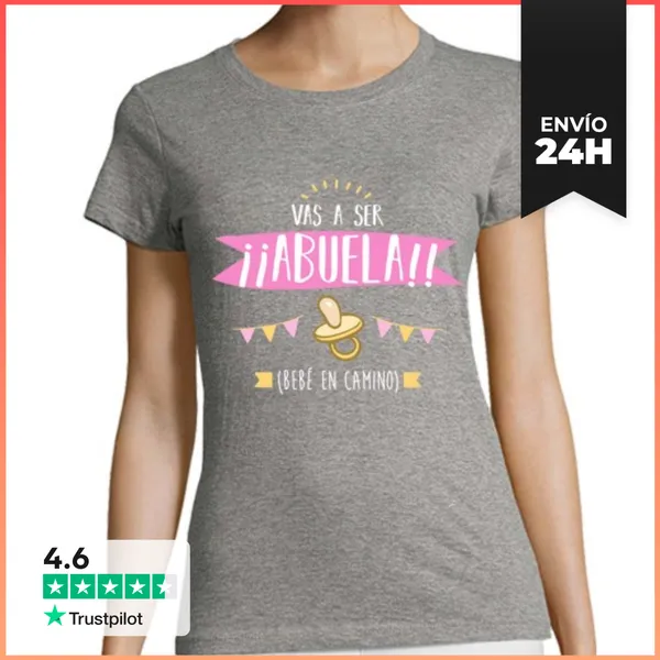 Camiseta Mujer Clásica Vas A Ser Abuela LaTostadora