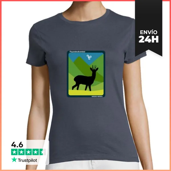 Camiseta Mujer Clásica Corzo Verano Payares LaTostadora