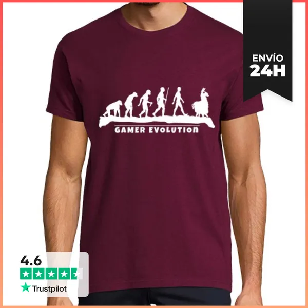 Camiseta Hombre Clásica Llama Evolution LaTostadora