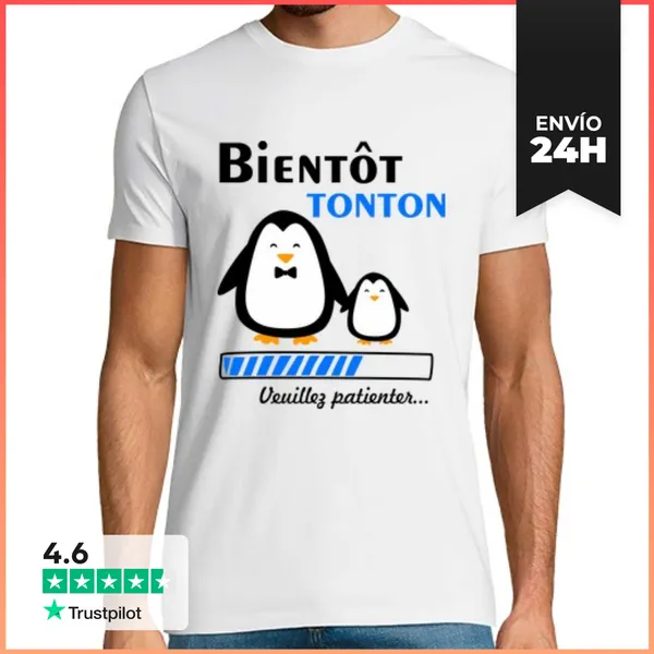 Camiseta Hombre Clásica Pronto Tío Futuro Tío LaTostadora