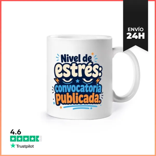 Taza Nivel De Estrés Convocatoria Publicada LaTostadora