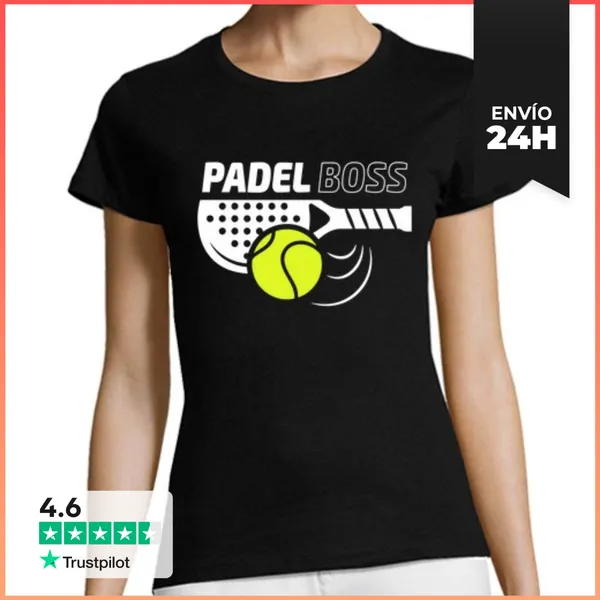 Camiseta Mujer Clásica Padel Jefe LaTostadora