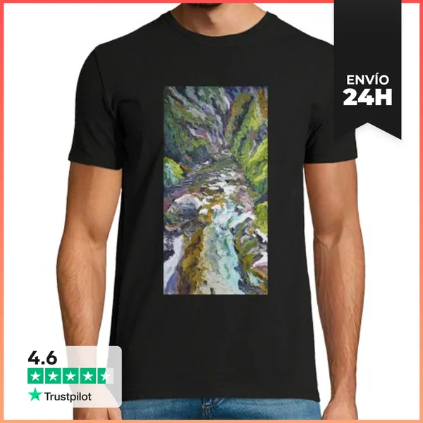 Camiseta Hombre Clásica Río Cares LaTostadora