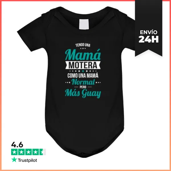 Body Bebé Tengo Una Mamá Motera Más Guay LaTostadora