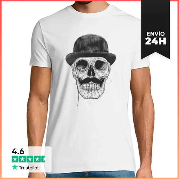 Camiseta Hombre Clásica Gentlemen Never Die LaTostadora