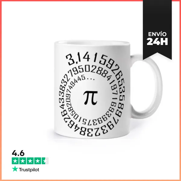 Taza Número Pi - Maths - LaTostadora