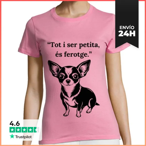 Camiseta Mujer Clásica Cita De Shakespeare En Català LaTostadora